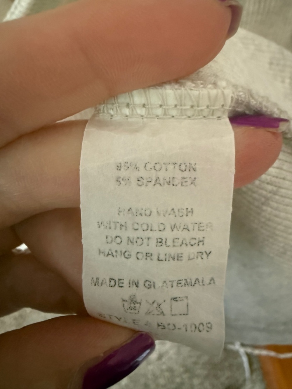 NY Collection Cream Ribbed Tank Top - Picture 3 of 4